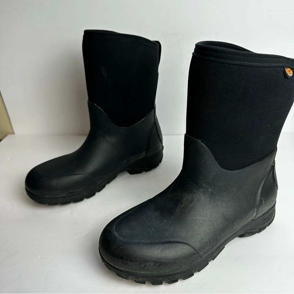 Bogs Sauvie Basin Tall Men's Boots US 7 Insulated Waterproof Winter Black